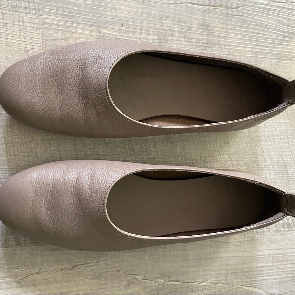 Everlane Day Glove Flats – Size 7.5 | Slate Grey (Discontinued Colour)